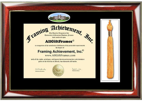 Loyola University of New Orleans Tassel Diploma Frame Loyola Campus Photo Custom Degree Framing Plaque Graduation Tassel Holder Frame Certificate College Frames