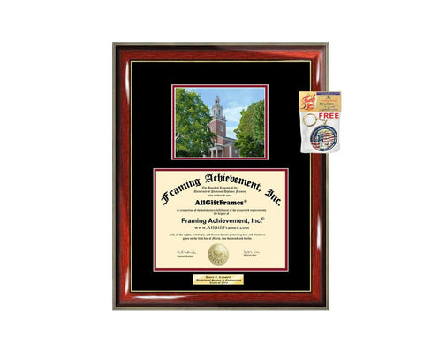 Diploma Frame Denison University Graduation Gift Idea Engraved Picture Frames Engraving Degree Large Personalized Document Cheap Graduate Graduate Degree