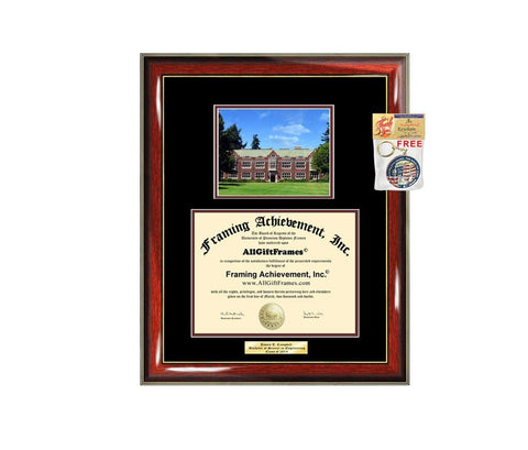 Diploma Frame Reed College Graduation Gift Idea Engraved Picture Frames Engraving Degree Cheap Graduate Bachelor Masters MBA PHD Doctorate School
