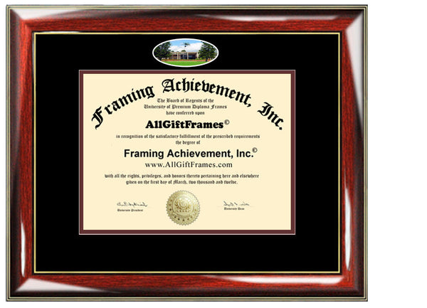 University of Hawaii diploma frame campus picture certificate framing graduation gift college degree plaque graduate document holder case