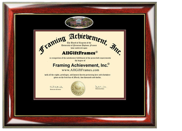 University of Florida diploma frame campus photo UF certificate framing graduation document college degree plaque case graduate gift holder