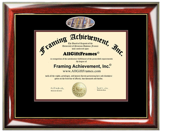 Suffolk University diploma frame campus photo degree certificate framing graduation frames document plaque custom grad case holder document