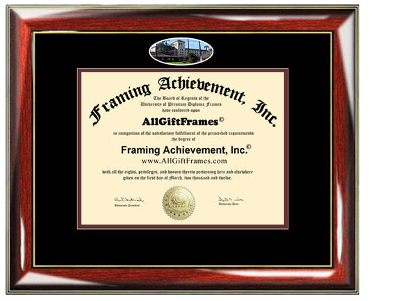 Santa Clara University Law School diploma frame SCU campus school picture certificate framing graduation plaque Law College degree gift