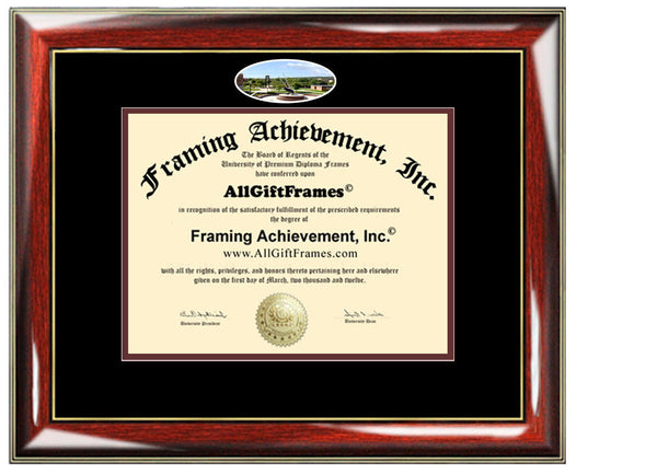 Frostburg State University diploma frame campus certificate degree frames framing gift graduation FSU bachelor master doctorate mba phd