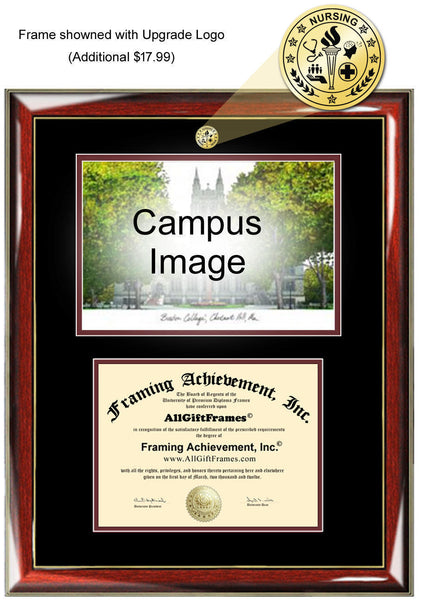 University of North Texas diploma frames lithograph UNT frame campus sketch framing graduation degree gift college plaque certificate grad