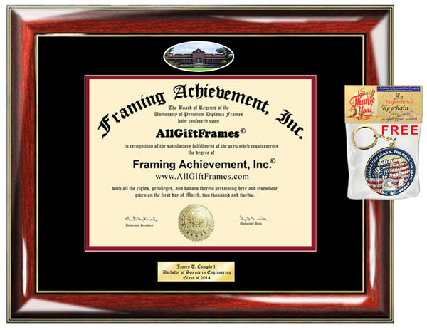 University of Arizona diploma frame campus picture custom degree certificate Personalized Bachelor Master Doctorate phd mba Engrave Case