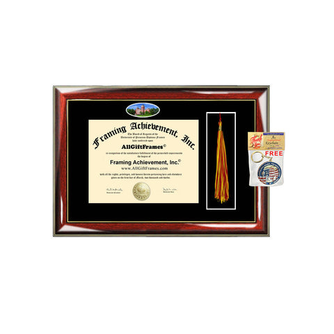 Auburn University diploma frame Tassel Box Case Holder campus picture certificate Auburn degree frames graduation tassel college alumni