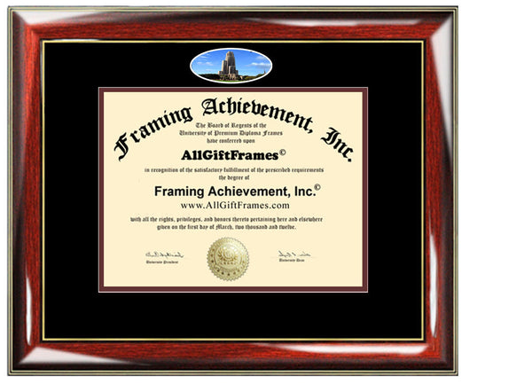 University of Pittsburgh diploma frame campus photo certificate framing graduation document college degree plaque graduate holder picture