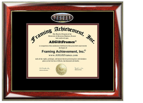 University of Oregon diploma frame campus photo certificate framing graduation gift college degree plaque graduate document holder case gift