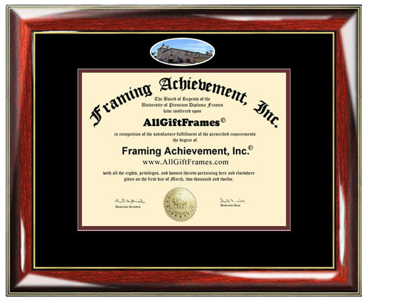 Santa Clara University diploma frame campus degree certificate SCU framing gift graduation frames plaque certification document alumni