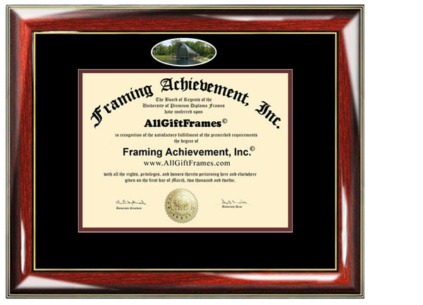 RHIT diploma frame Rose Hulman Institute Technology campus school picture certificate degree case framing graduation gift plaque document