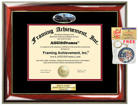 Santa Clara University Law School diploma frame SCU campus school Personalized Bachelor Master Doctorate phd mba Engrave Holder Case