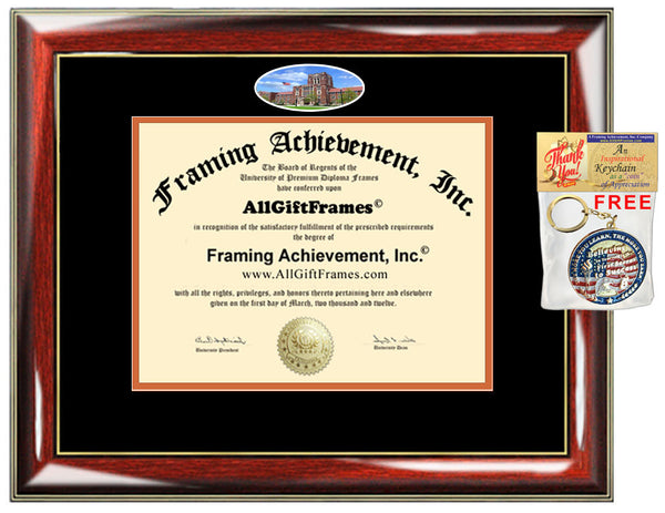 University of Tennessee Knoxville diploma frame UTK double matted campus picture certificate framing graduation plaque degree gift college