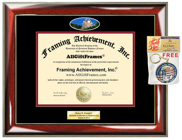 University of Arkansas Fayetteville diploma frame campus picture UAF degree certificate framing graduation gift holder custom case plaque