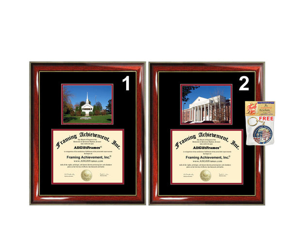 Liberty University diploma frame campus photo certificate framing graduation document plaque Liberty degree graduate gift holder case grad