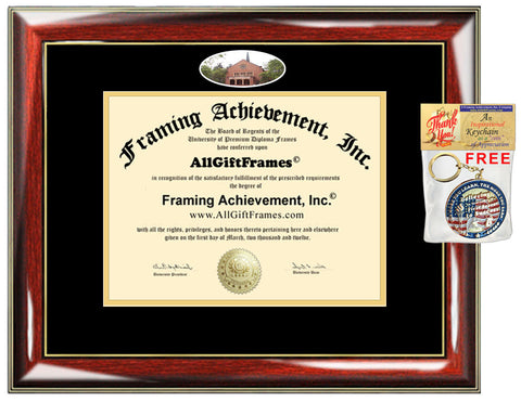 Pacific Lutheran University diploma frame PLU campus photo certificate degree framing graduation gift plaque document bachelor mba master