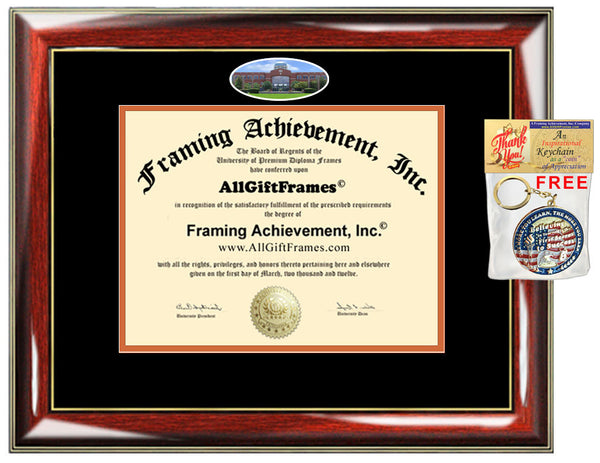 Houston Christian University diploma frame certificate degree custom HCU graduation frames framing gift campus graduation case college alumni