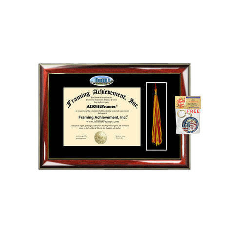 University of Maryland Baltimore County diploma frame UMBC tassel box holder school campus photo bachelor master mba phd framing certificate